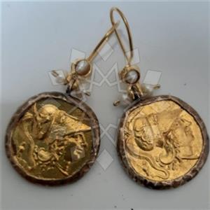Fashion Coin Unique Earrings