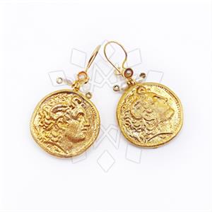 Fashion Coin Unique Earrings