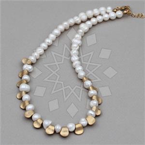 Fashion Contemporary  Beaded Necklace