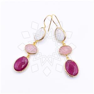 Fashion Contemporary  Triple Drop Earrings
