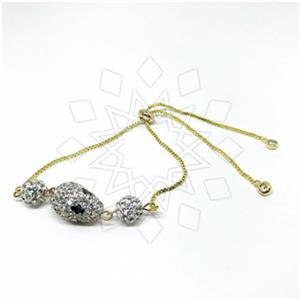 Fashion Crystal Pave  Adjustable Bracelet