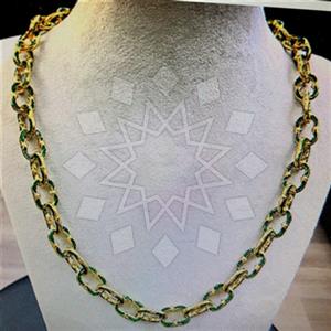 Fashion Distinctive  Metal and Chain Necklace