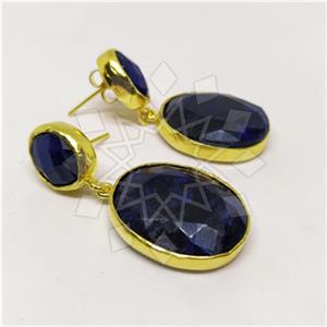 Fashion Classic Turkish Gemstone  Double Drop Earrings