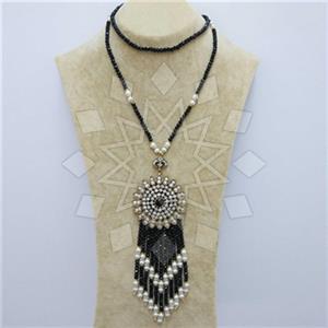 Fashion Ethnic Brass  Tassel Necklace