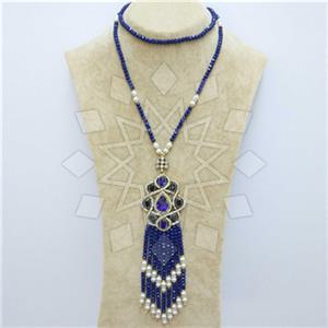 Fashion Ethnic Brass  Tassel Necklace