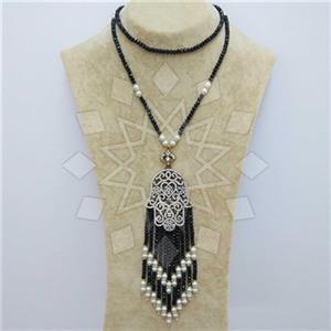 Fashion Ethnic Brass  Tassel Necklace