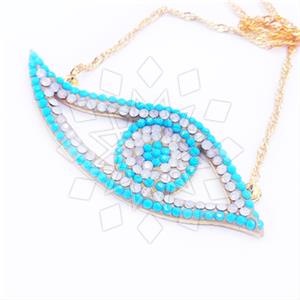 Fashion Evil Eye Adjustable Necklace