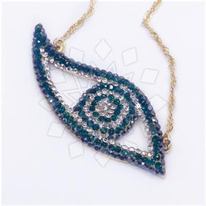 Fashion Evil Eye Adjustable Necklace