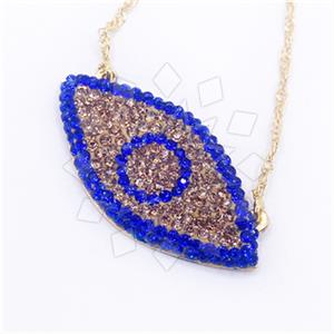 Fashion Evil Eye Adjustable Necklace