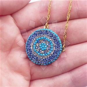 Fashion Evil Eye Adjustable Necklace