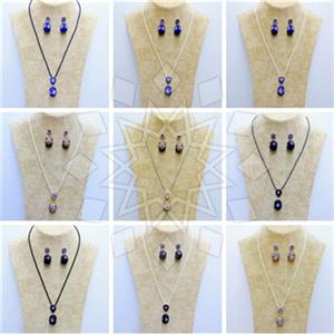 Fashion Evil Eye Earrings Necklace Sets Package