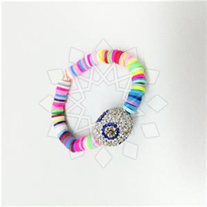 Fashion Evil Eye Gem and Crystals Classic Bracelets