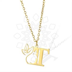 Fashion Personalized Letter Pendant Necklace