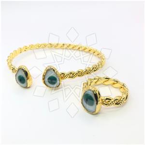 Fashion Evil Eye Ring Bracelet Sets