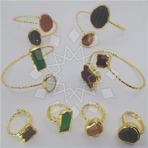 Fashion Flower Geometric Ring Bracelet Sets Package