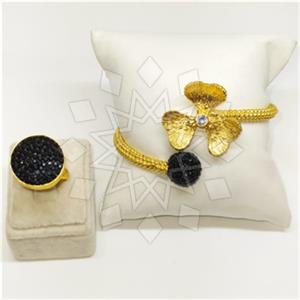 Fashion Flower Geometric Ring Bracelet Sets