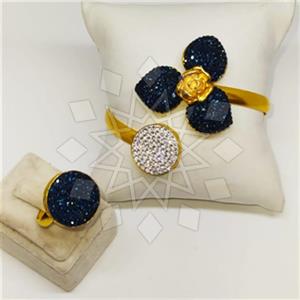 Fashion Flower Geometric Ring Bracelet Sets