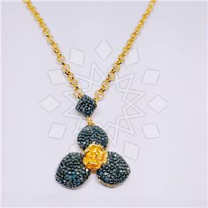Fashion Flower Pendant Necklace