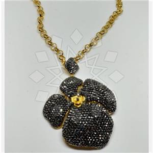 Fashion Flower Pendant Necklace