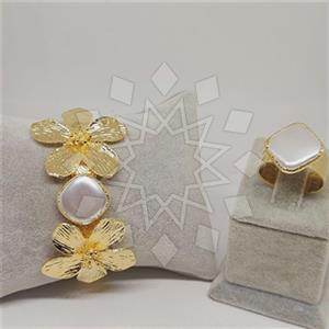 Fashion Flower Ring Bracelet Sets