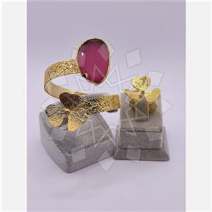 Fashion Flower Ring Bracelet Sets