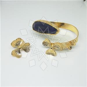 Fashion Flower Ring Necklace Sets