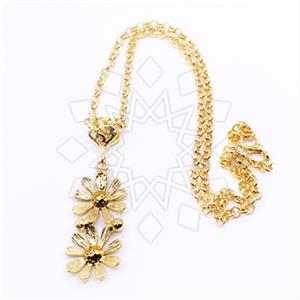 Fashion Flower Statement Necklace