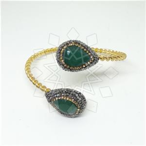 Fashion Gem and Crystals Adjustable Bracelet