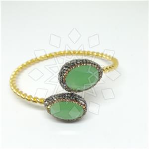 Fashion Gem and Crystals Adjustable Bracelet