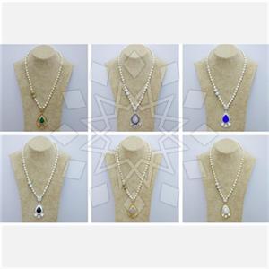 Fashion Gem and Crystals Beaded Necklace Package