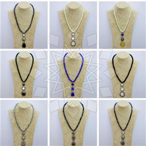 Fashion Gem and Crystals Beaded Necklace Package