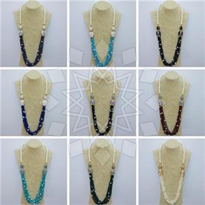 Fashion Gem and Crystals Beaded Necklace Package