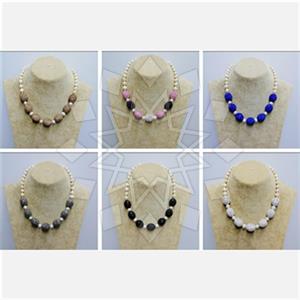 Fashion Gem and Crystals Beaded Necklace Package