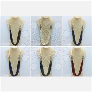 Fashion Gem and Crystals Beaded Necklace Package