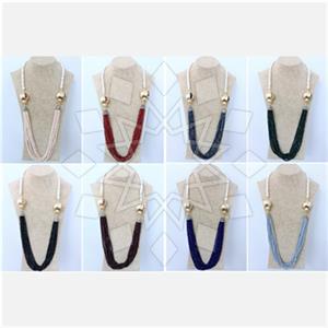 Fashion Gem and Crystals Beaded Necklace Package