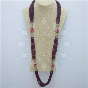 Fashion Gem and Crystals Beaded Necklace