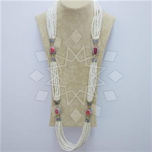 Fashion Gem and Crystals Beaded Necklace