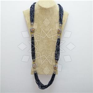 Fashion Gem and Crystals Beaded Necklace