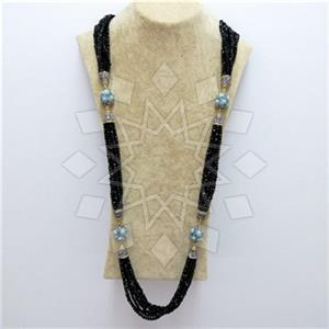 Fashion Gem and Crystals Beaded Necklace