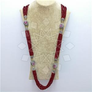 Fashion Gem and Crystals Beaded Necklace