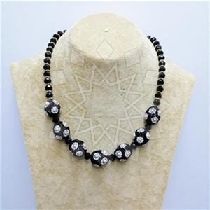 Fashion Gem and Crystals Beaded Necklace