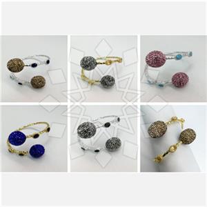 Fashion Gem and Crystals Cuff Bracelets Package