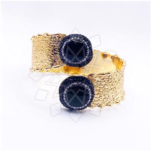Fashion Gem and Crystals Cuff Bracelets