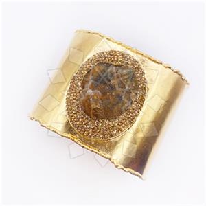 Fashion Gem and Crystals Cuff Bracelets
