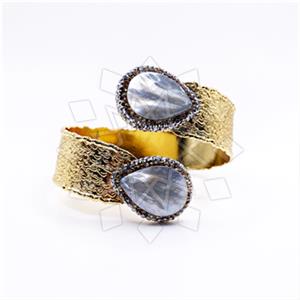 Fashion Gem and Crystals Cuff Bracelets