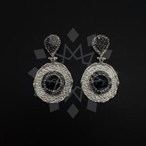 Fashion Gem and Crystals Dangle Earrings