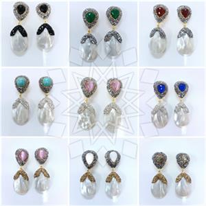 Fashion Gem and Crystals Double Drop Earrings Package