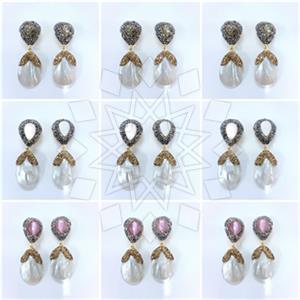 Fashion Gem and Crystals Double Drop Earrings Package