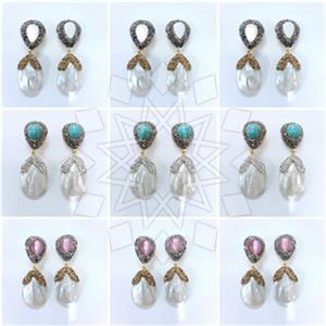 Fashion Gem and Crystals Double Drop Earrings Package