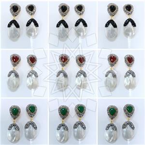 Fashion Gem and Crystals Double Drop Earrings Package